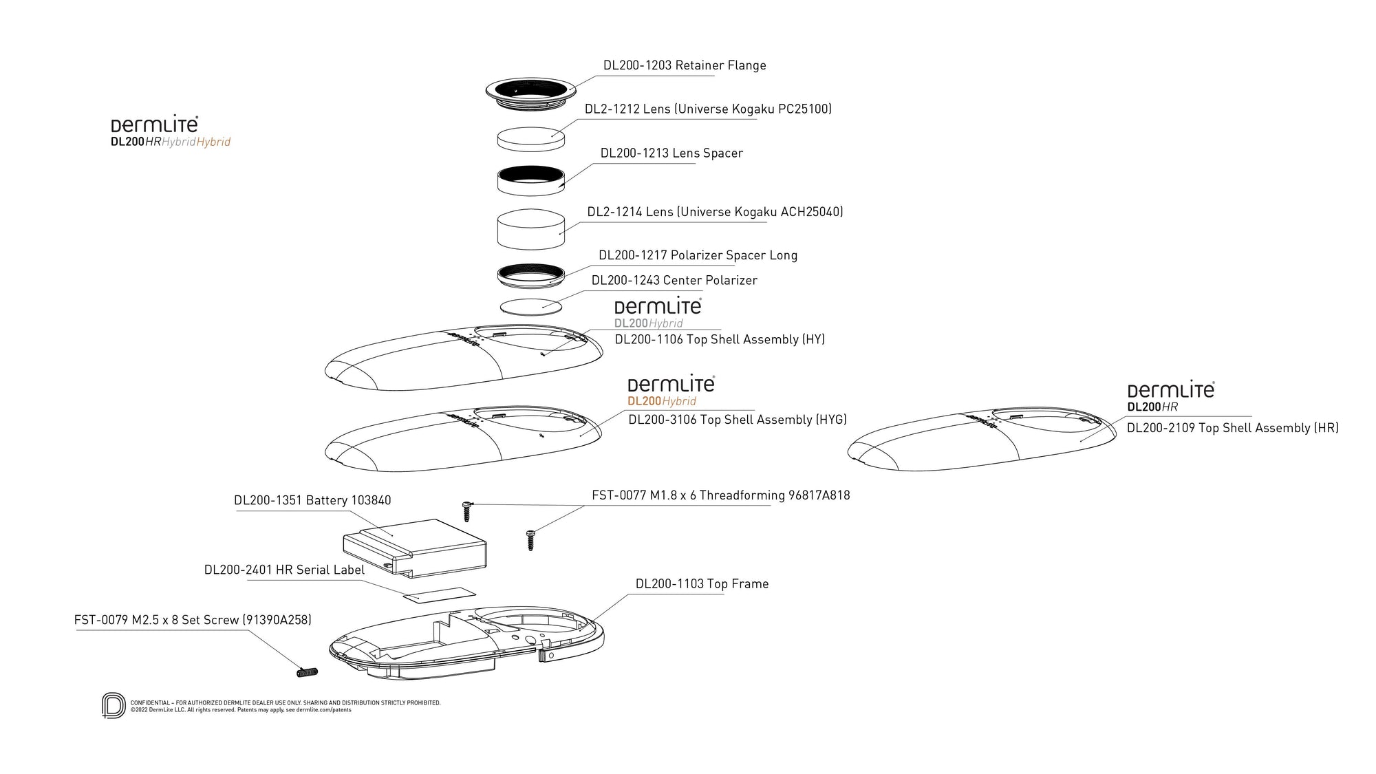 DL200-1115 Dial Inner DL200