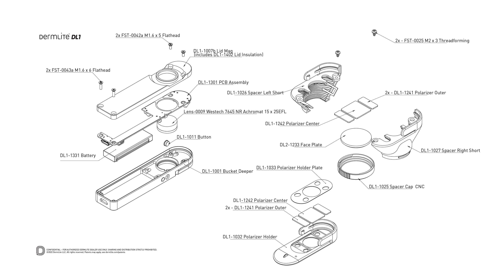 DL1-1032 Polarizer Holder