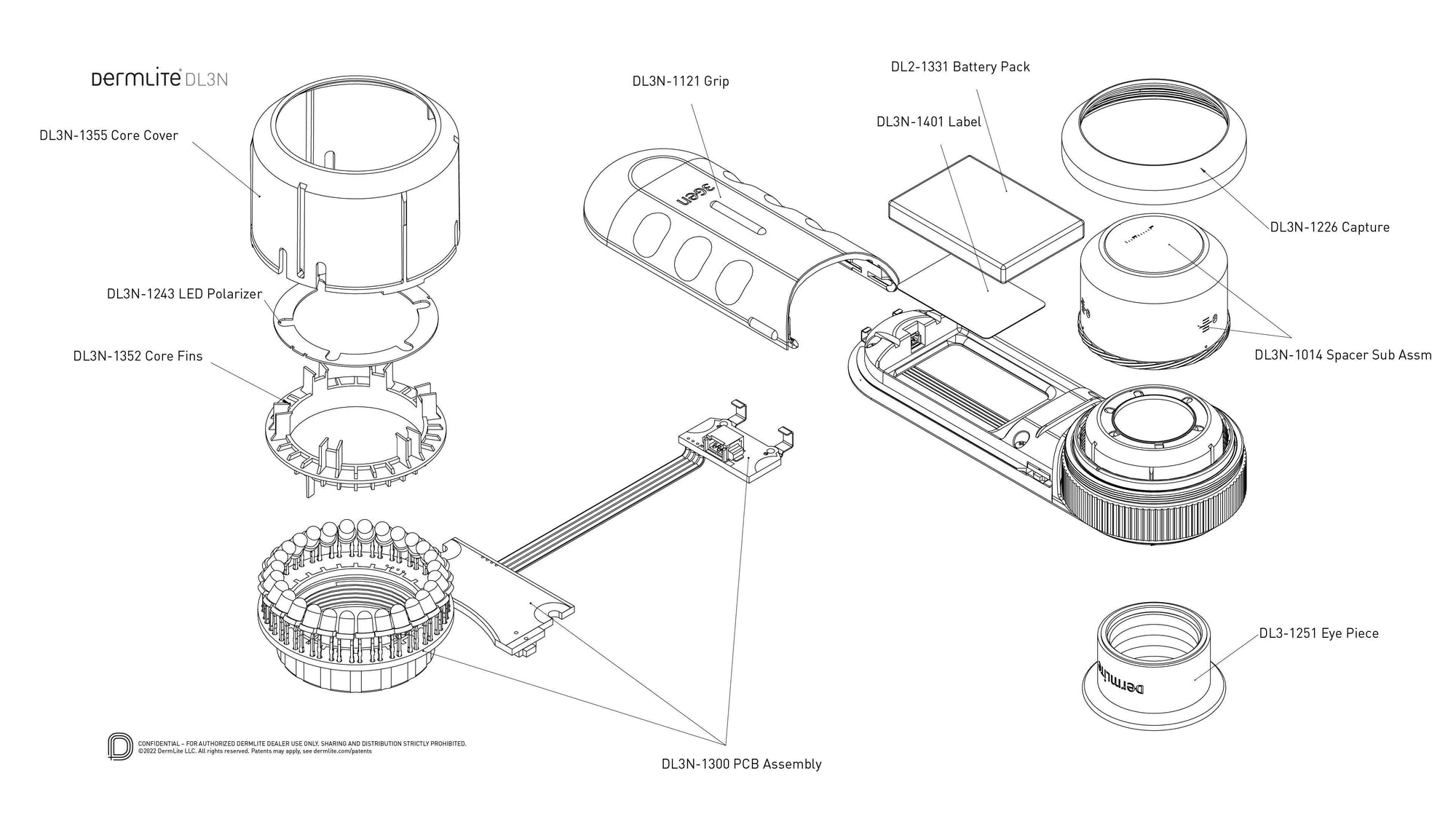 DL3N-1244 Spacer Vented DL3N