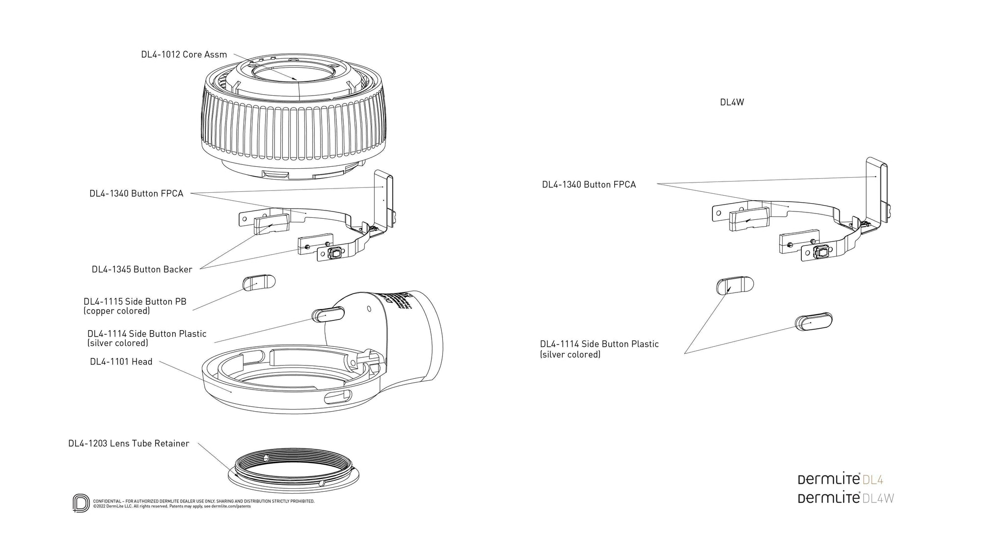 DL4-1111 Power Button TPU DL4