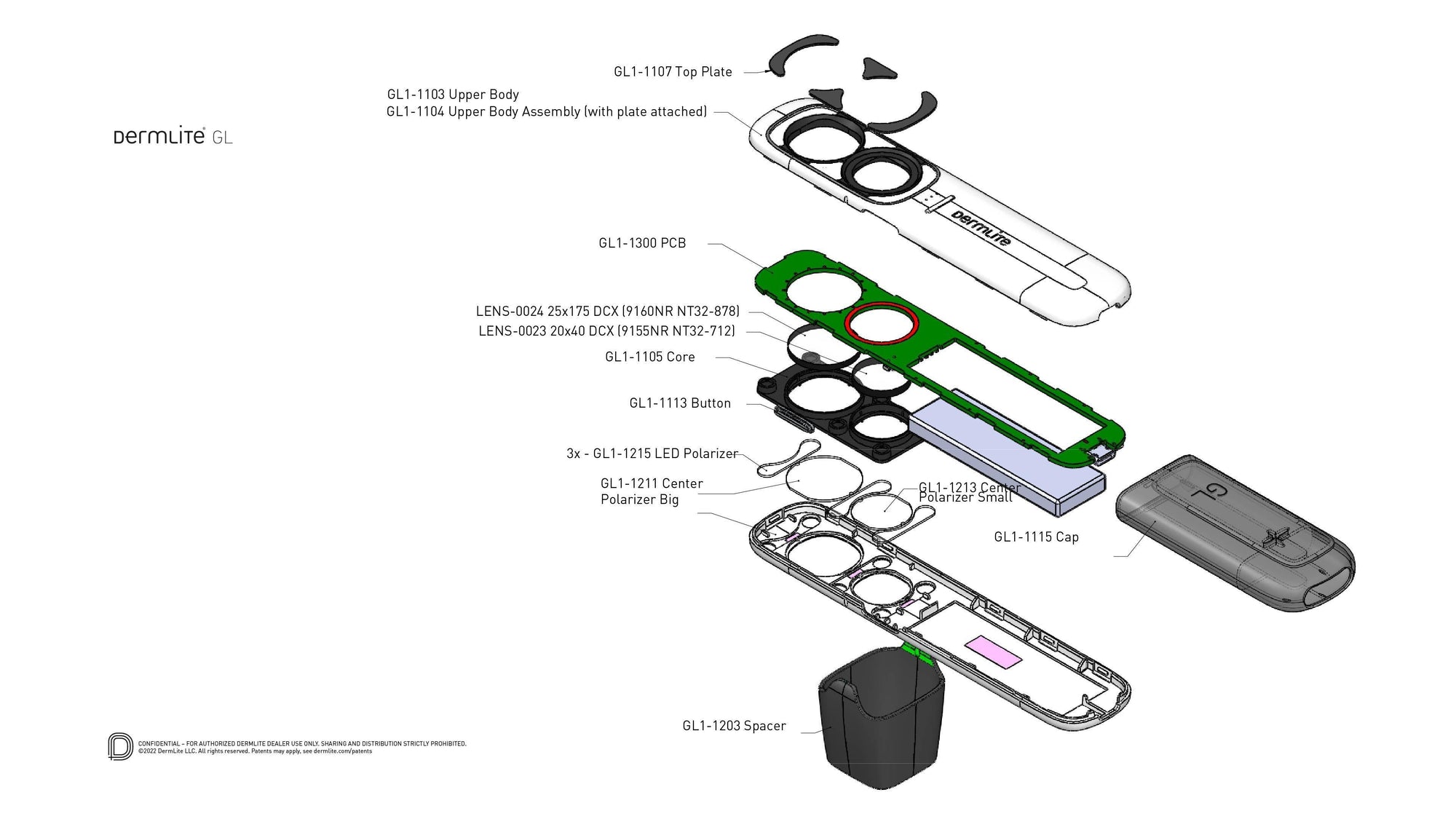 GL1-1101 Lower Body Plastic GL