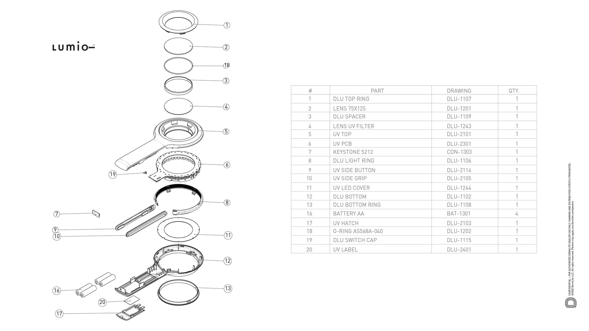 DLU-1243 Lens UV Filter