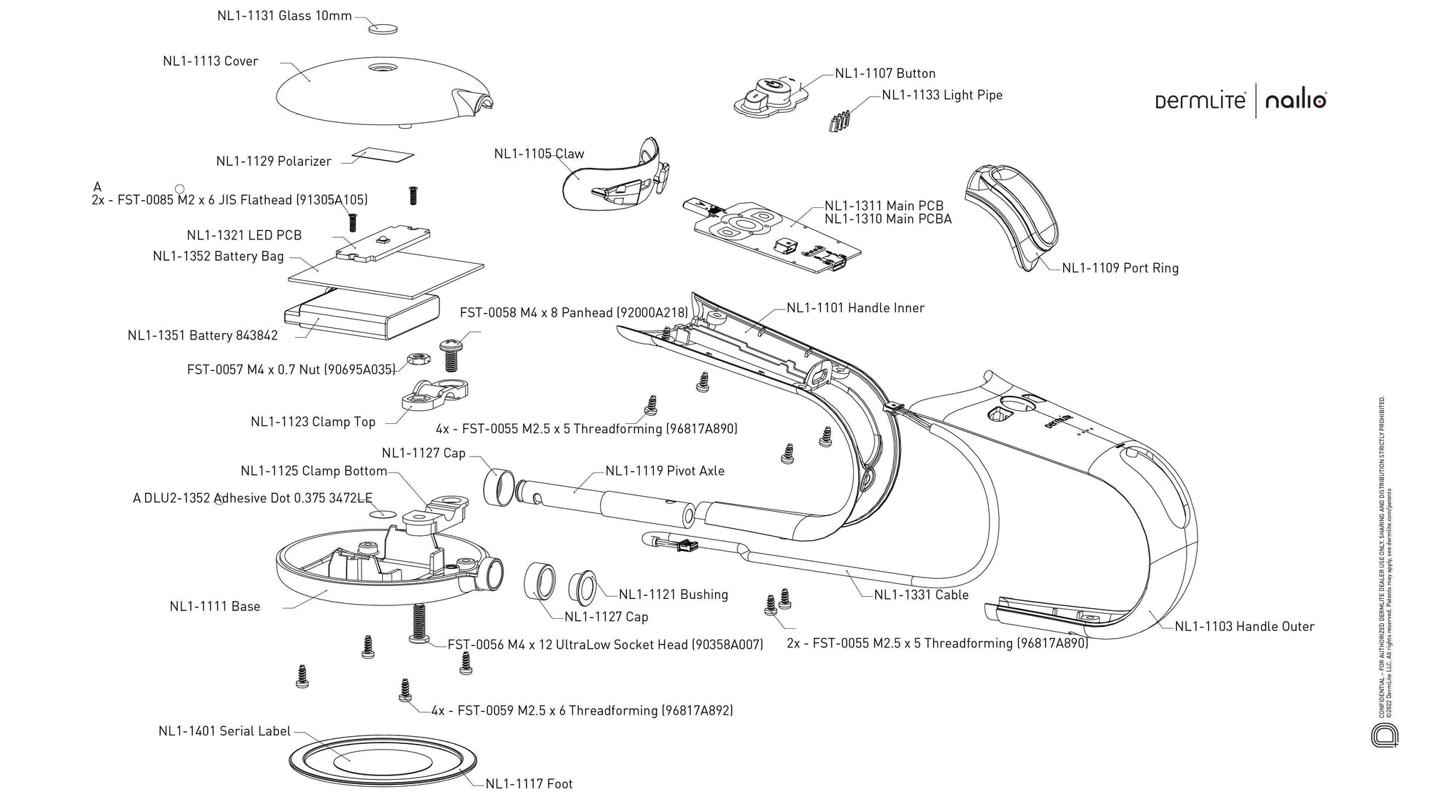 NL1-1101 Handle Inner Nalio