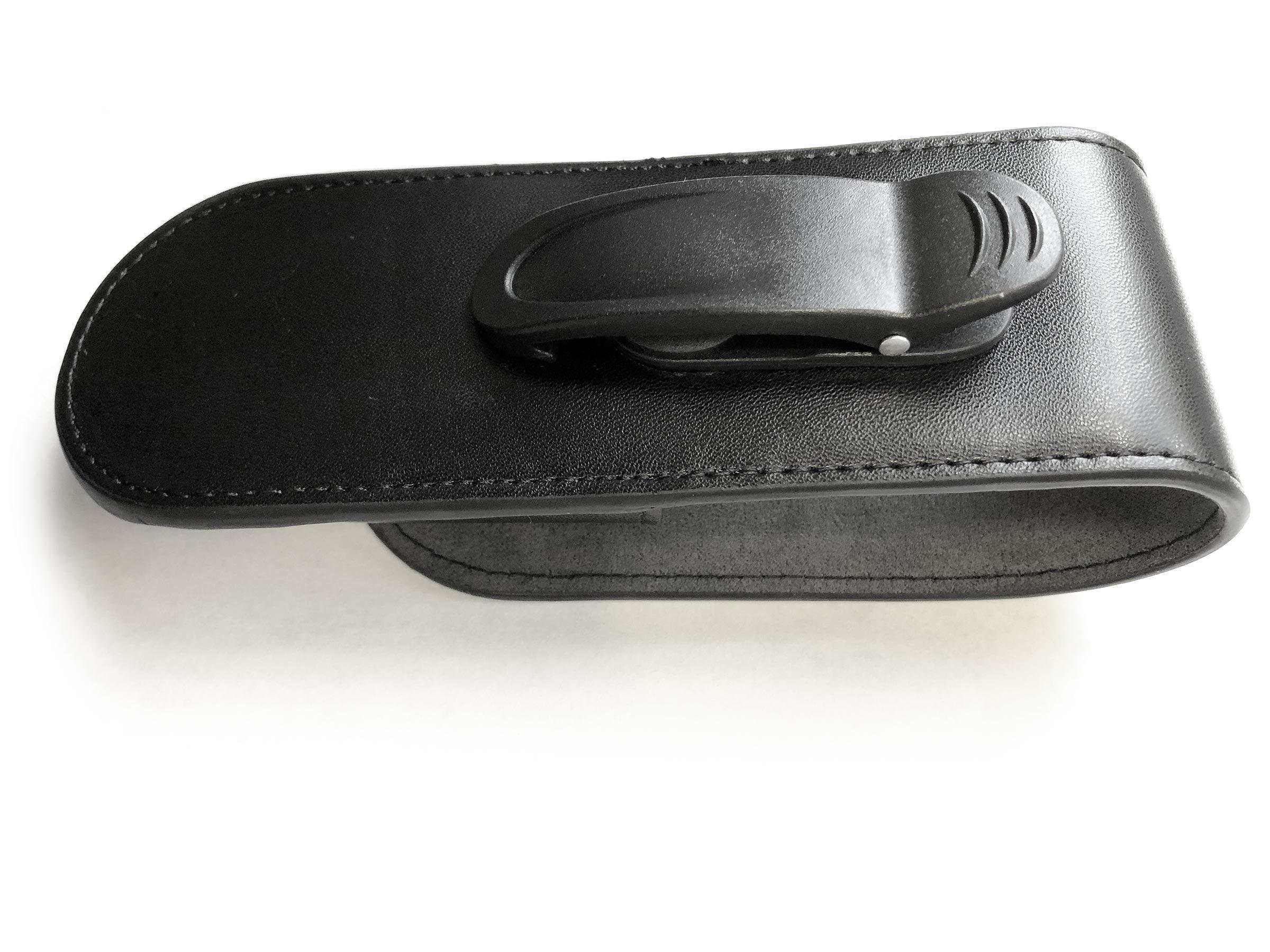 Black leather 2025 belt pouch